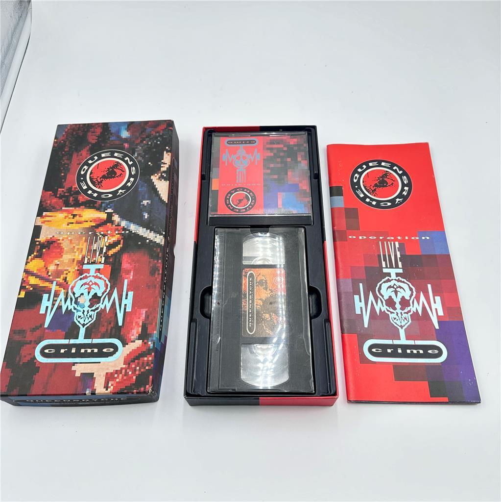 Operation: LIVEcrime by Queensrÿche Box Set with CD and VHS