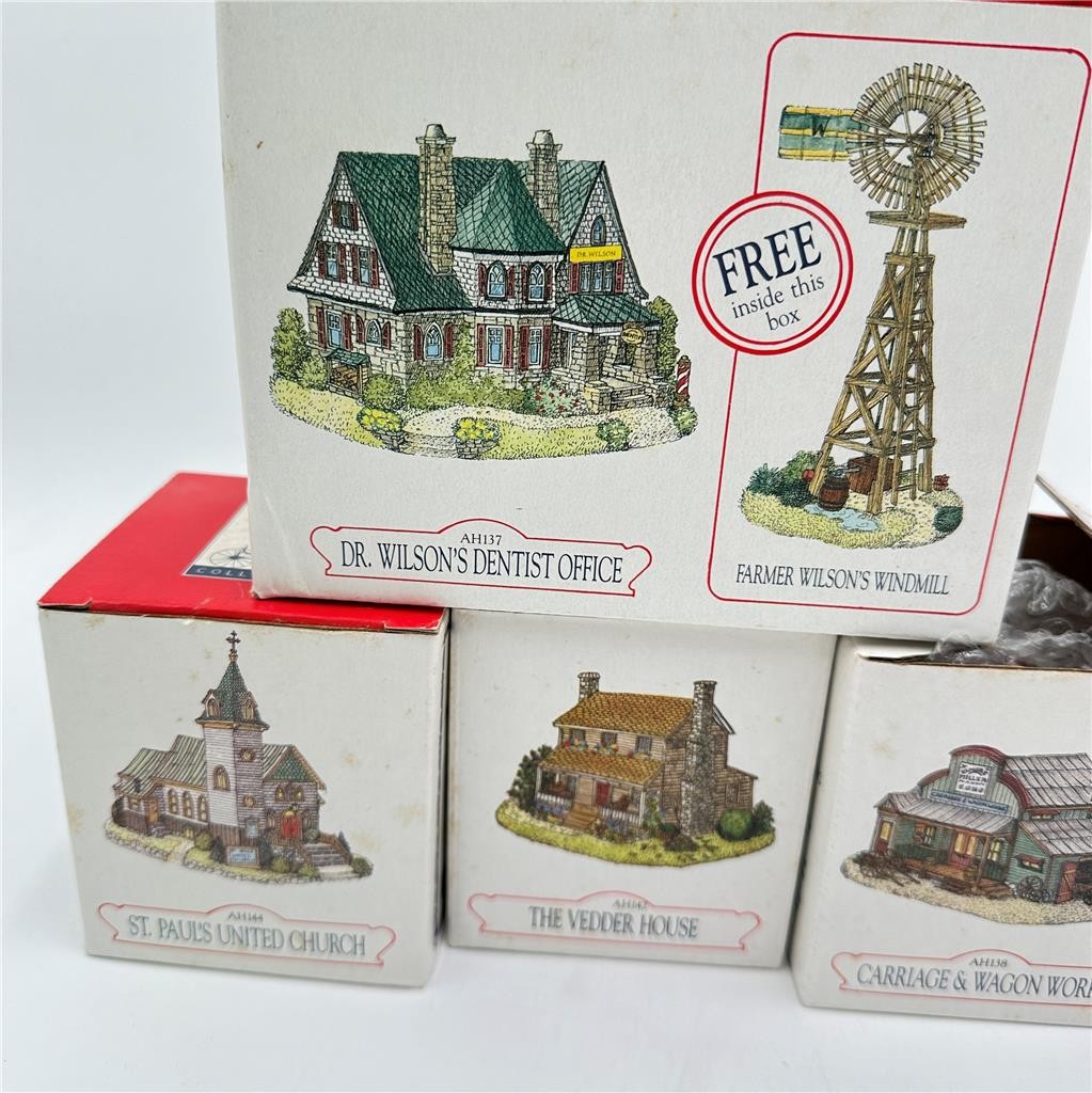 Liberty Falls / The Americana Collection 8 Piece Lot In Boxes