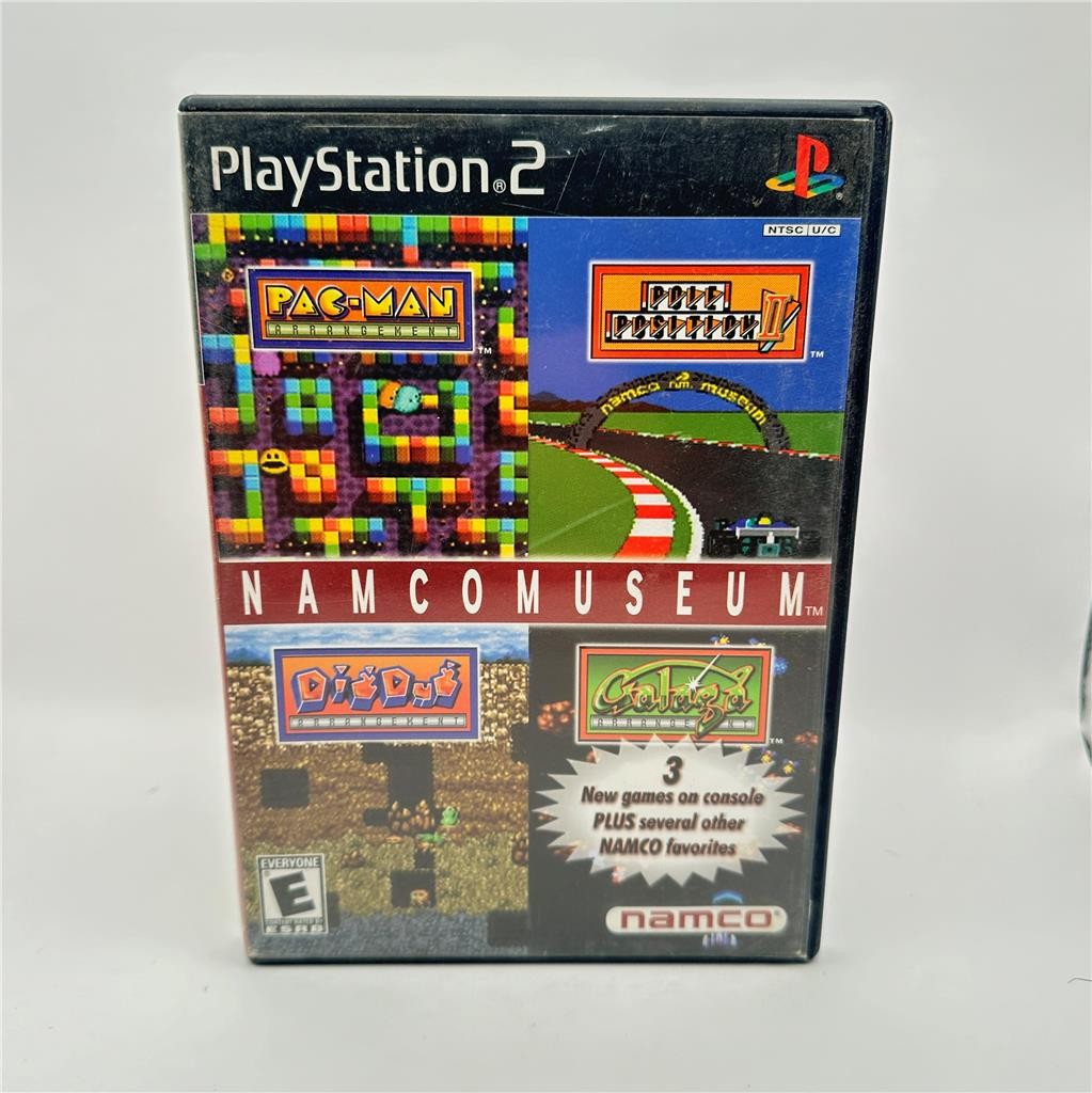 Namco Museum (Sony PlayStation 2, 2001) Black Label Compleate