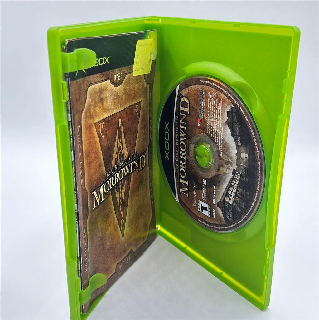 Elder Scrolls III: Morrowind Microsoft Xbox, 2004) CIB W/ Map