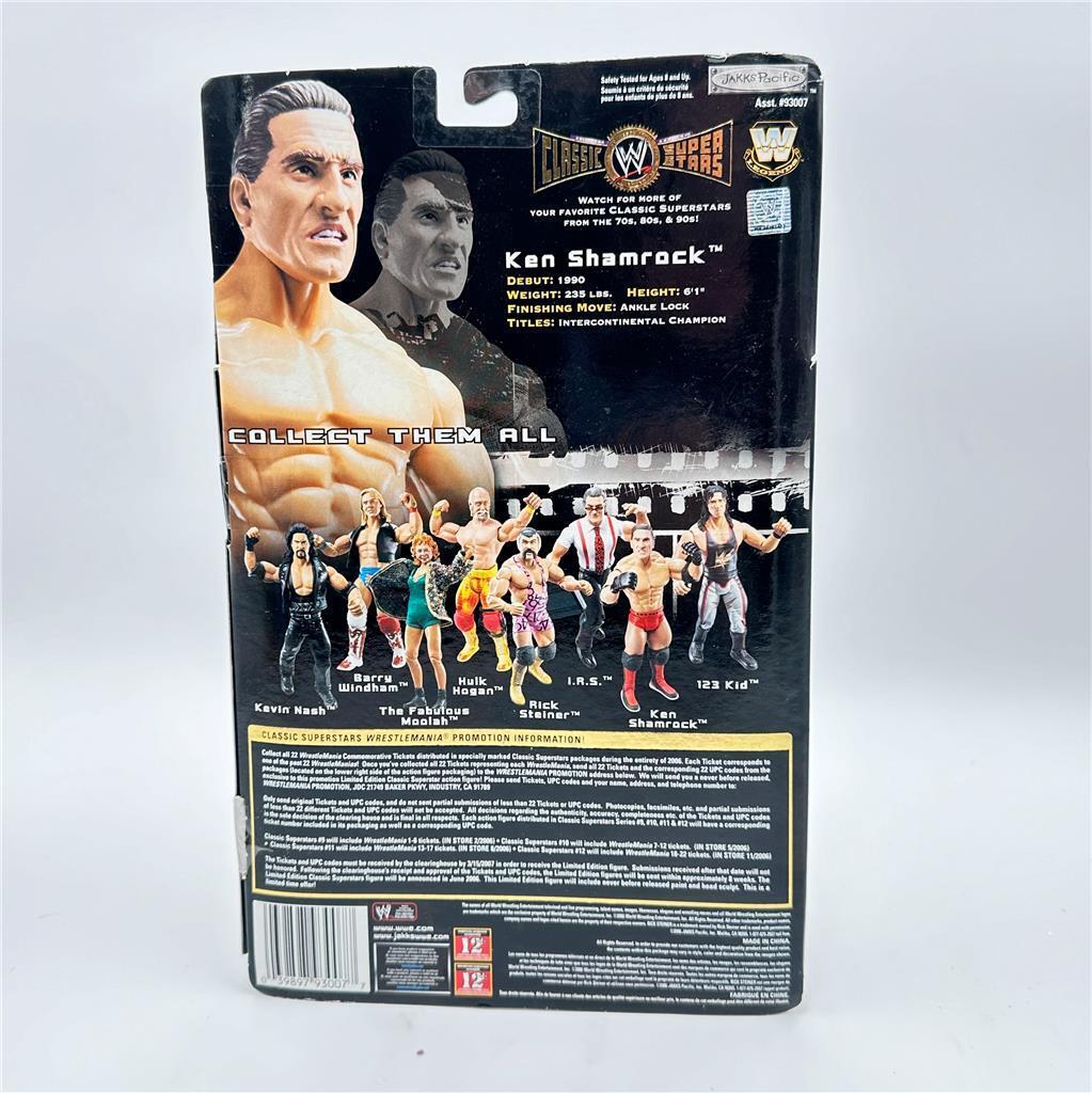 Jakks WWE Classic Superstars Ken Shamrock Figure 2006 Series 11 Great Box