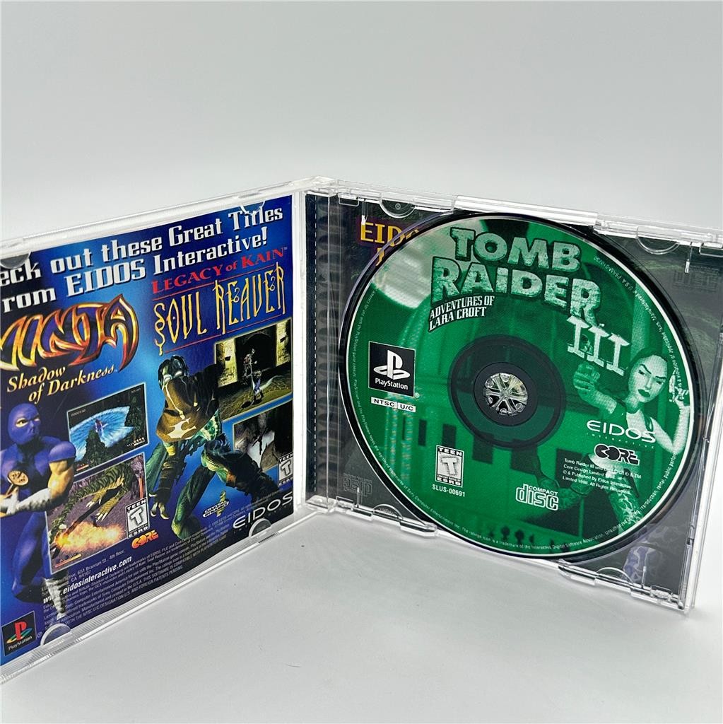 Tomb Raider III: Adventures of Lara Croft (Sony PlayStation 1, 1998)