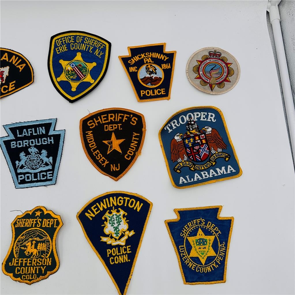 Police Law Enforcement Patches  Lot of 25