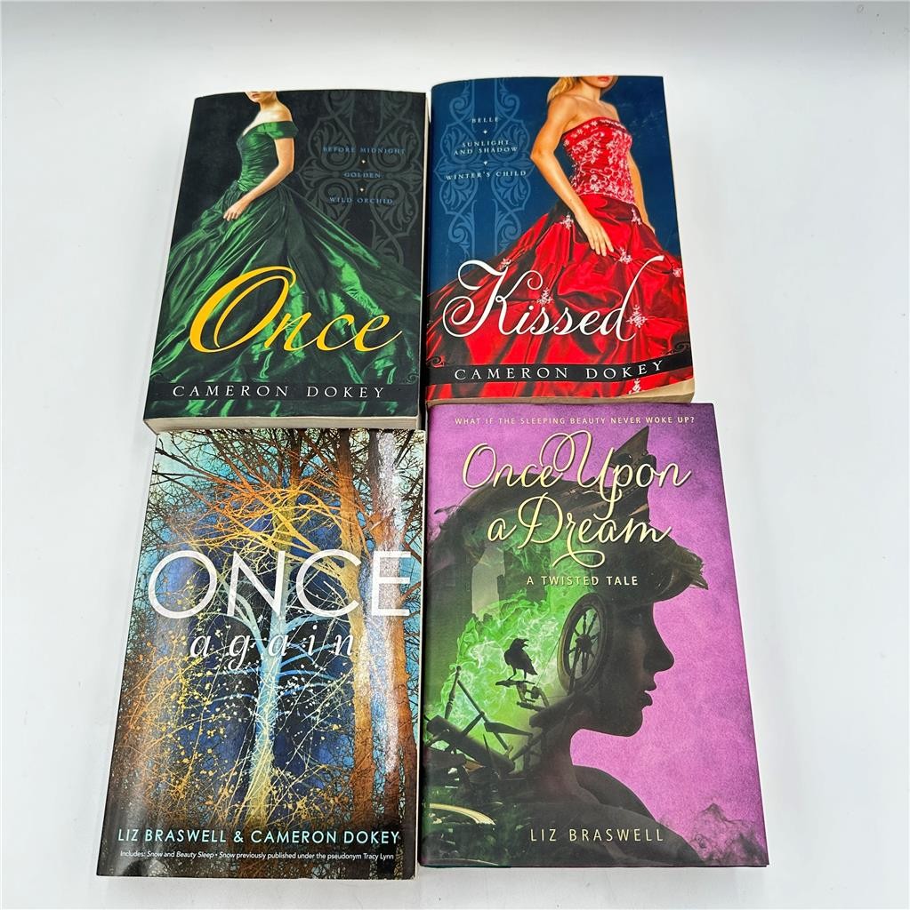 Lot of 4 Books-Once,Once Again, Kissed, Once Upon a Dream  Dokey Braswell