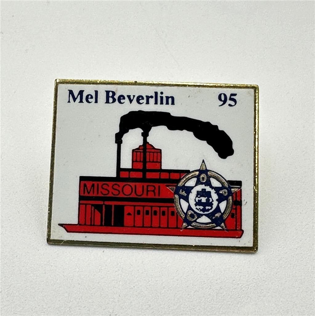FOP Fraternal Order Of Police Mel Beverlin Missouri 1995 Pin