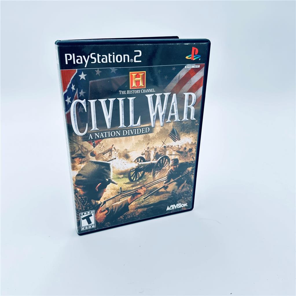 History Channel: Civil War -- A Nation Divided (Sony PlayStation 2, 2006) - Comp