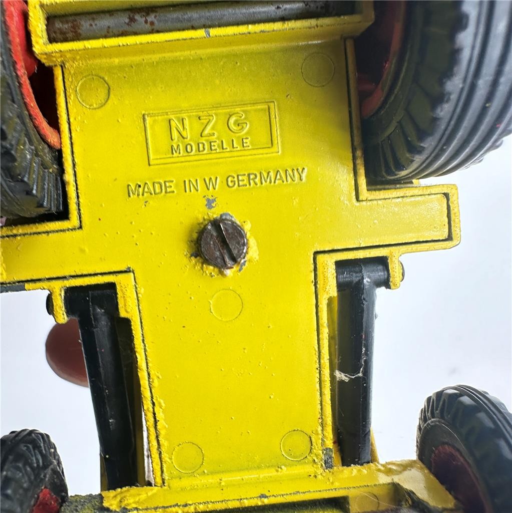 JCB 3C Backhoe Loader - NZG Diecast Model Made In W Germany