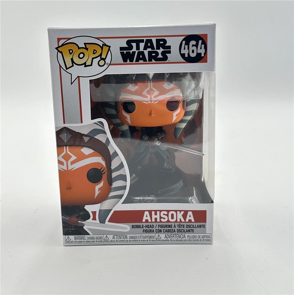 2021 Funko Pop Vinyl Bobblehead Star Wars The Mandalorian Ahsoka #464