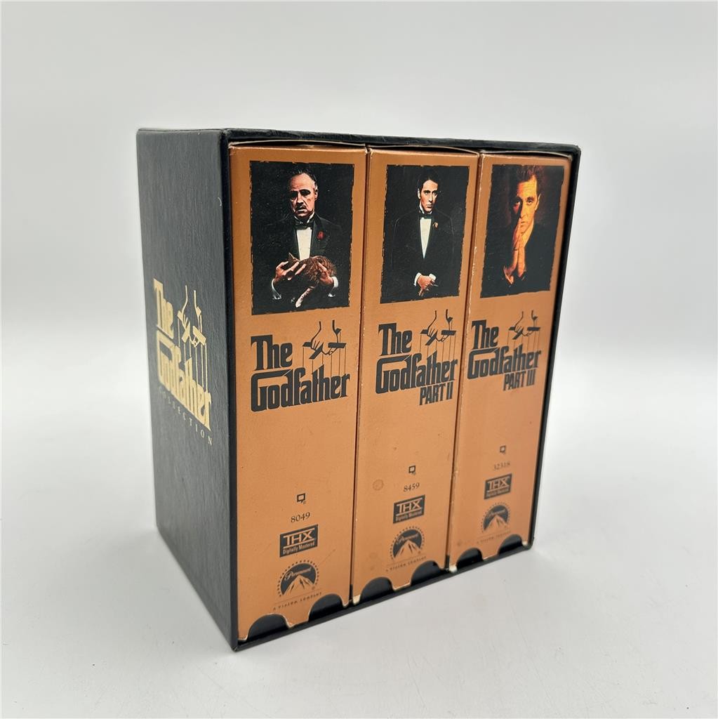 THE GODFATHER COLLECTION VHS BOX SET
