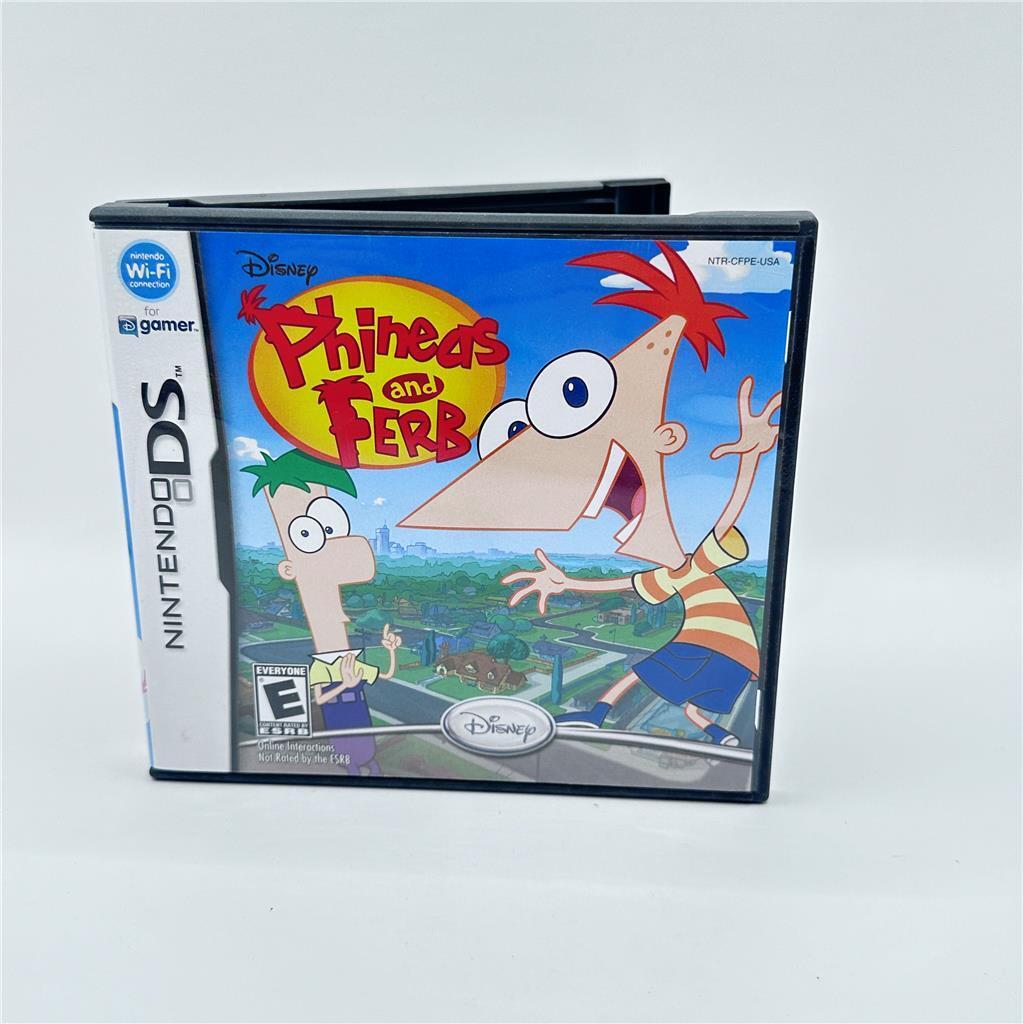 Phineas and Ferb (Nintendo DS, 2009) Complete CIB W Manual
