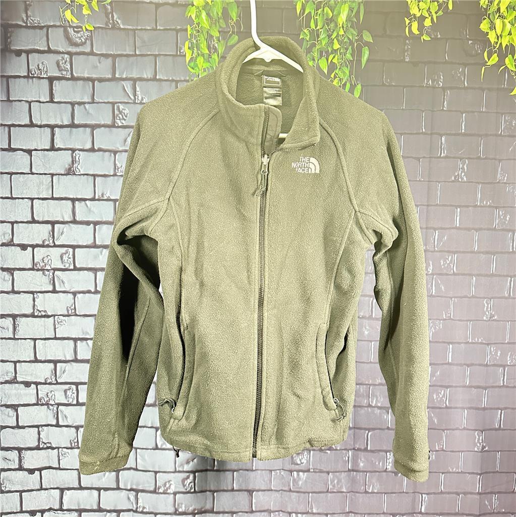 Women's North Face Black Zip UP Fleece Small
