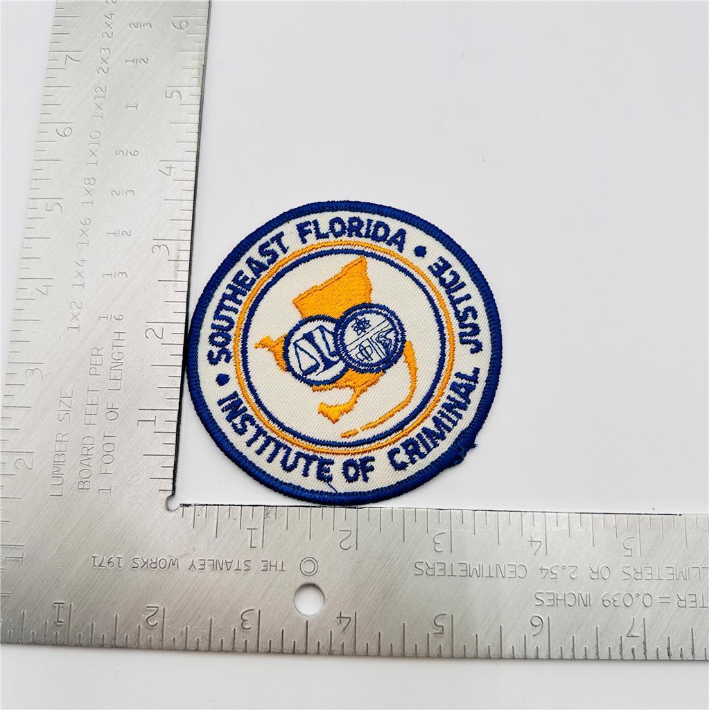 Souteast Florida Institute Of Criminal Justice  Police Patch