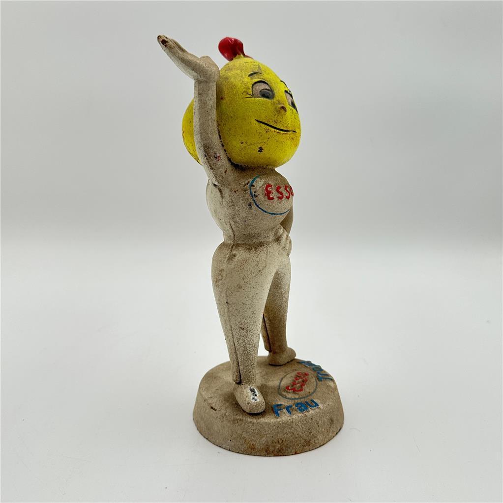 CAST IRON ESSO GIRL "Mrs. Drip" COIN BANK