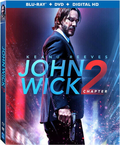 John Wick: Chapter 2 (Blu-ray, 2017) Red Slip Cover