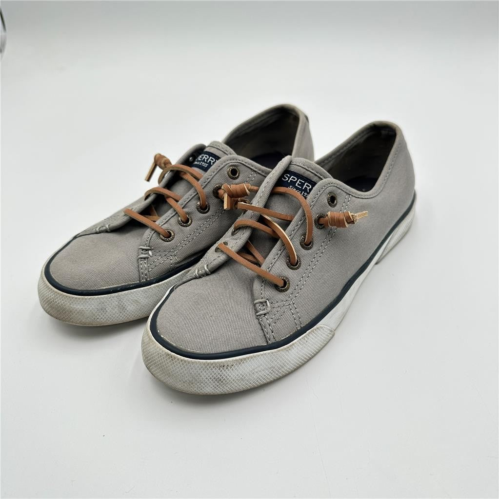 Sperry Top Sider Women's Size 6M Grey Slip on Shoes