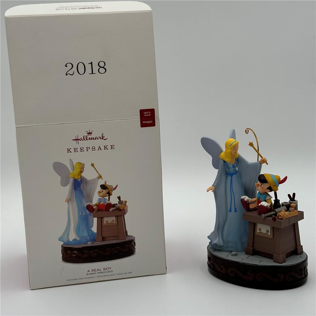 Hallmark Keepsake 2018 A Real Boy Pinocchio Christmas Ornament
