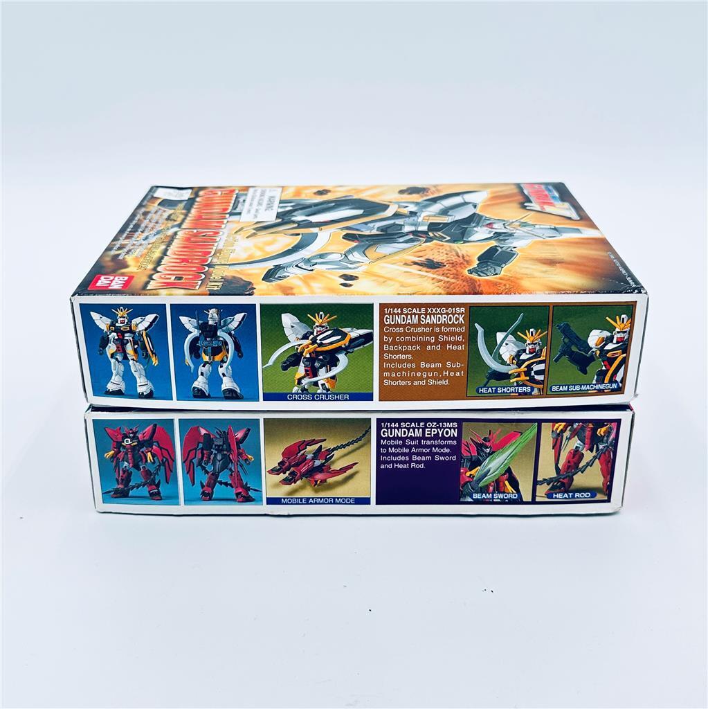 1995 Bandai Gundam Wing Epyon and Sandrock Action Figure Model Kit OZ-13MS 1/144