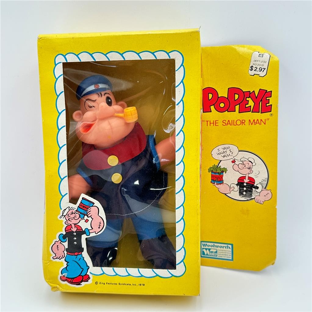 Popeye The Sailor Man Woolworth 1979 Figurine Style #2015