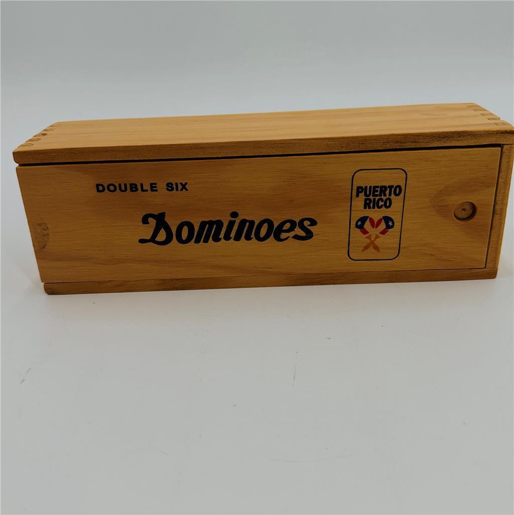 Puerto Rico Flag & Maracas Double Six Dominoes