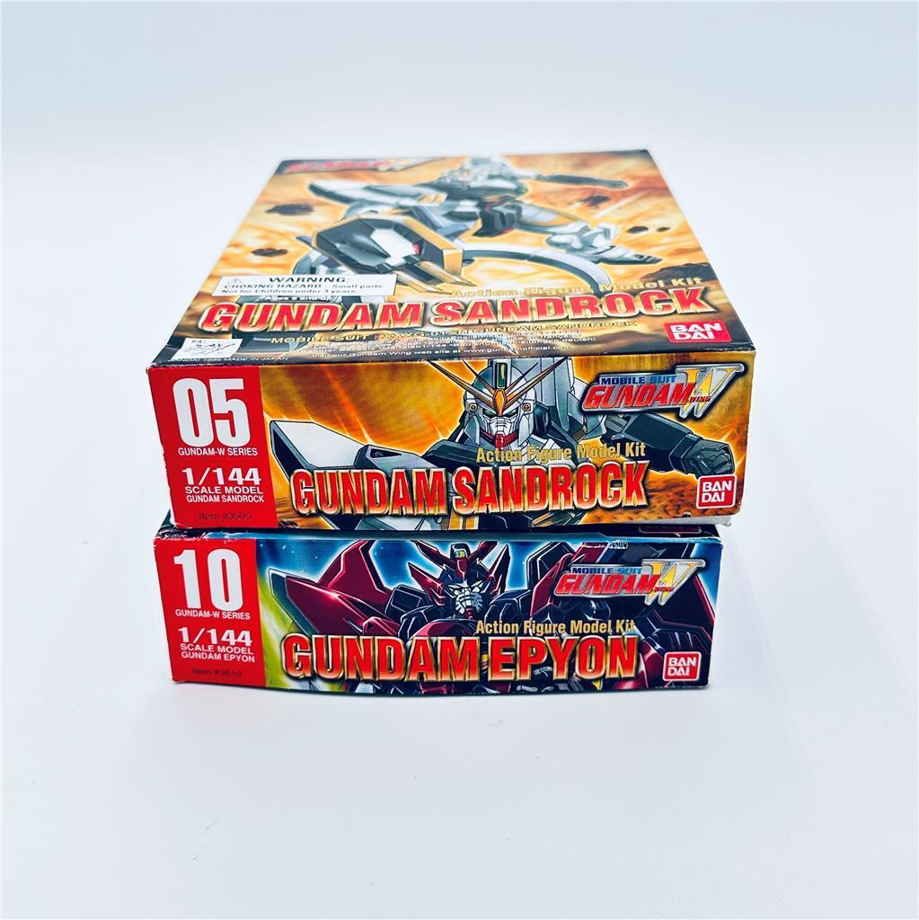 1995 Bandai Gundam Wing Epyon and Sandrock Action Figure Model Kit OZ-13MS 1/144