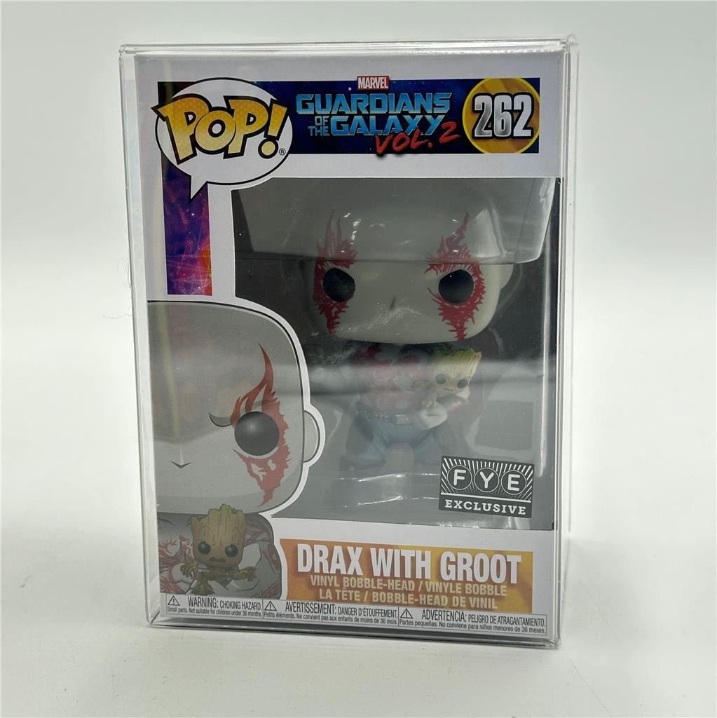 Funko Pop! Vinyl Figure Marvel Drax With Groot FYE Exclusive #262
