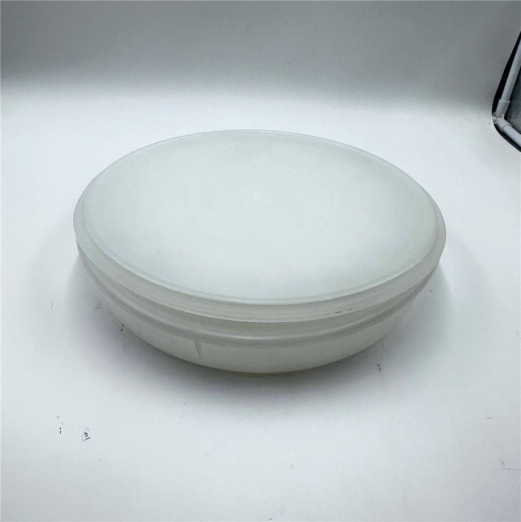 Vintage Tupperware Clear Circular Container with Lid