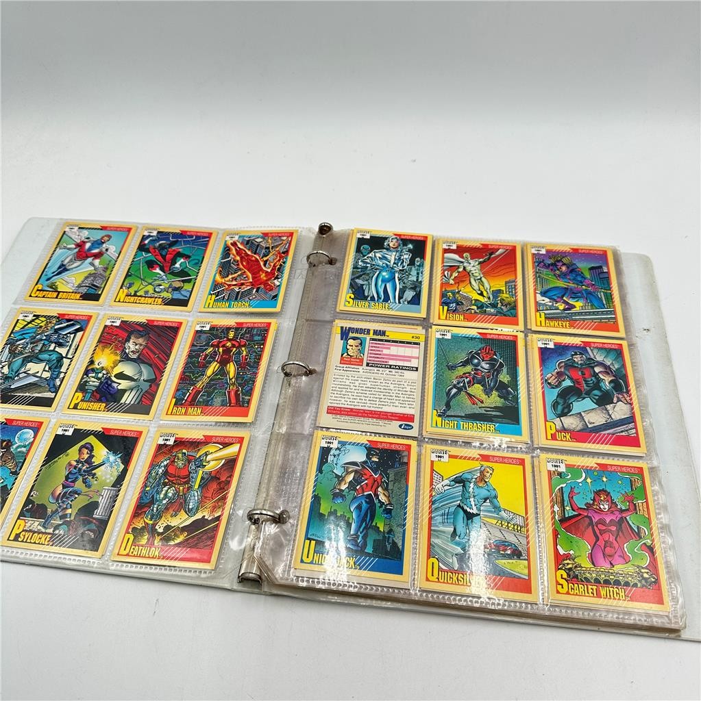 1991 Impel Marvel Comic Cards Set, Missing 1 card + Holos