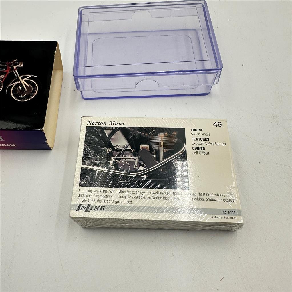 1993 INLINE Classic Motorcycle Cards - 56 Card Set - Series 1 Cards are Sealed