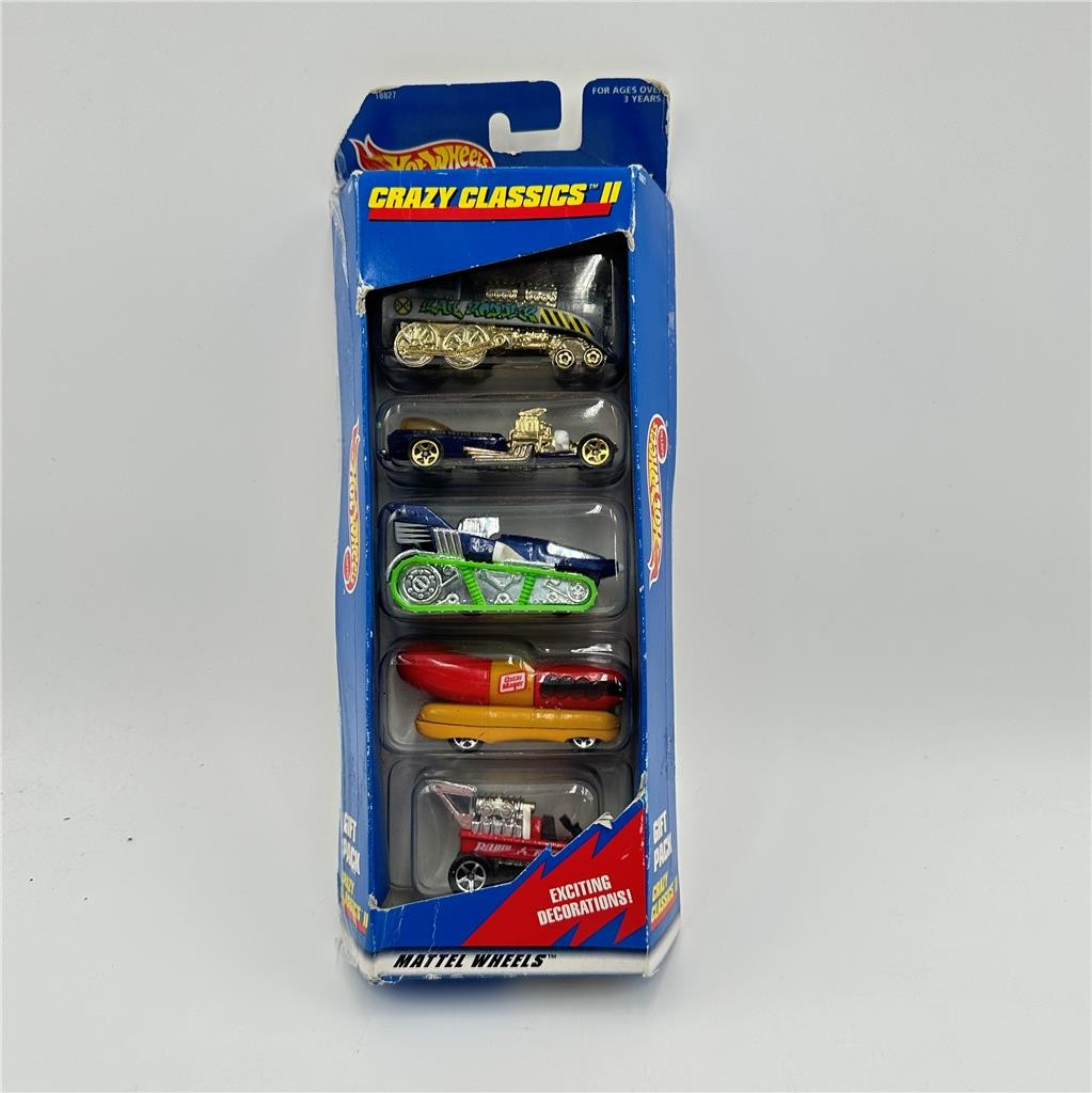 Hot Wheels Gift Pack Crazy Classics II  #18827 5 Pack 1997