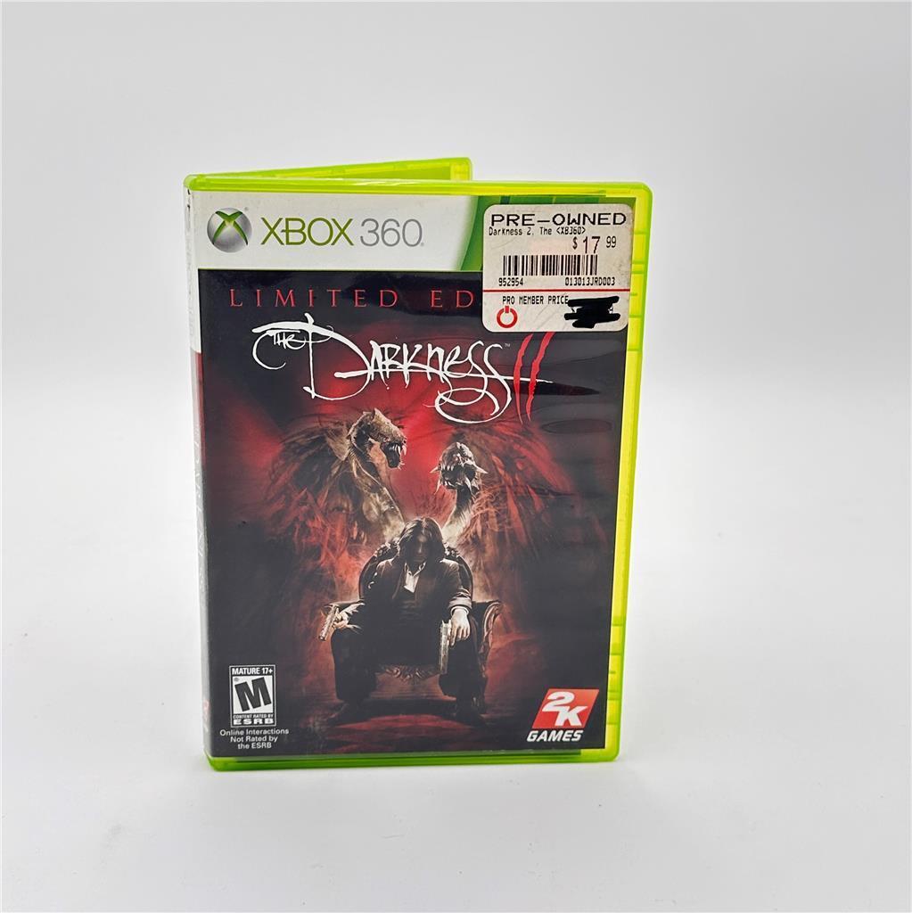 The Darkness II -- Limited Edition (Microsoft Xbox 360, 2012)