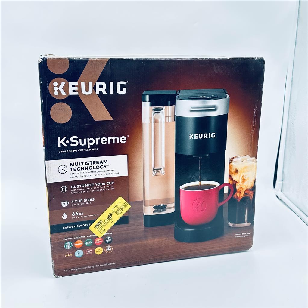 Keurig K-Supreme Plus Coffee Maker, Single Serve K-Cup Pod, 66 oz - Black