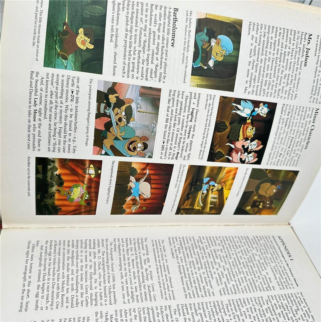 Encyclopedia Of Walt Disney's Animated Characters '87 John Grant 1ST Ed See Desc