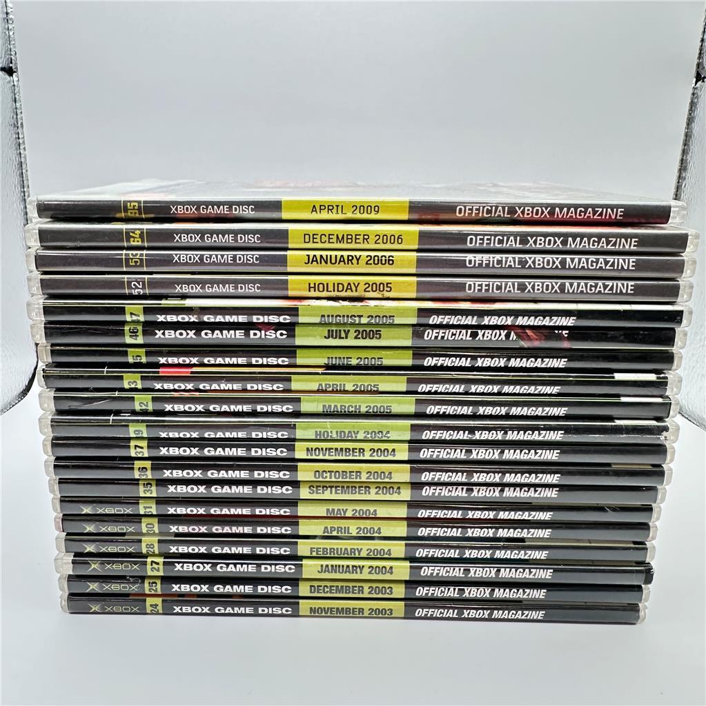 19 - Official Xbox Magazine Demo Discs , Conker, def jam Fight For NY and more