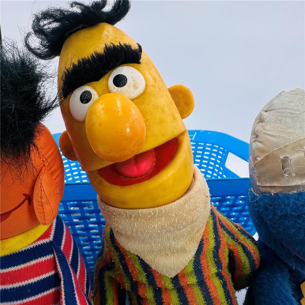 Applause VNTG Bert And Ernie Plush and Grover