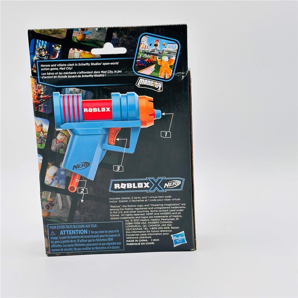 Nerf Roblox Mad City Plasma Ray Dart Blaster