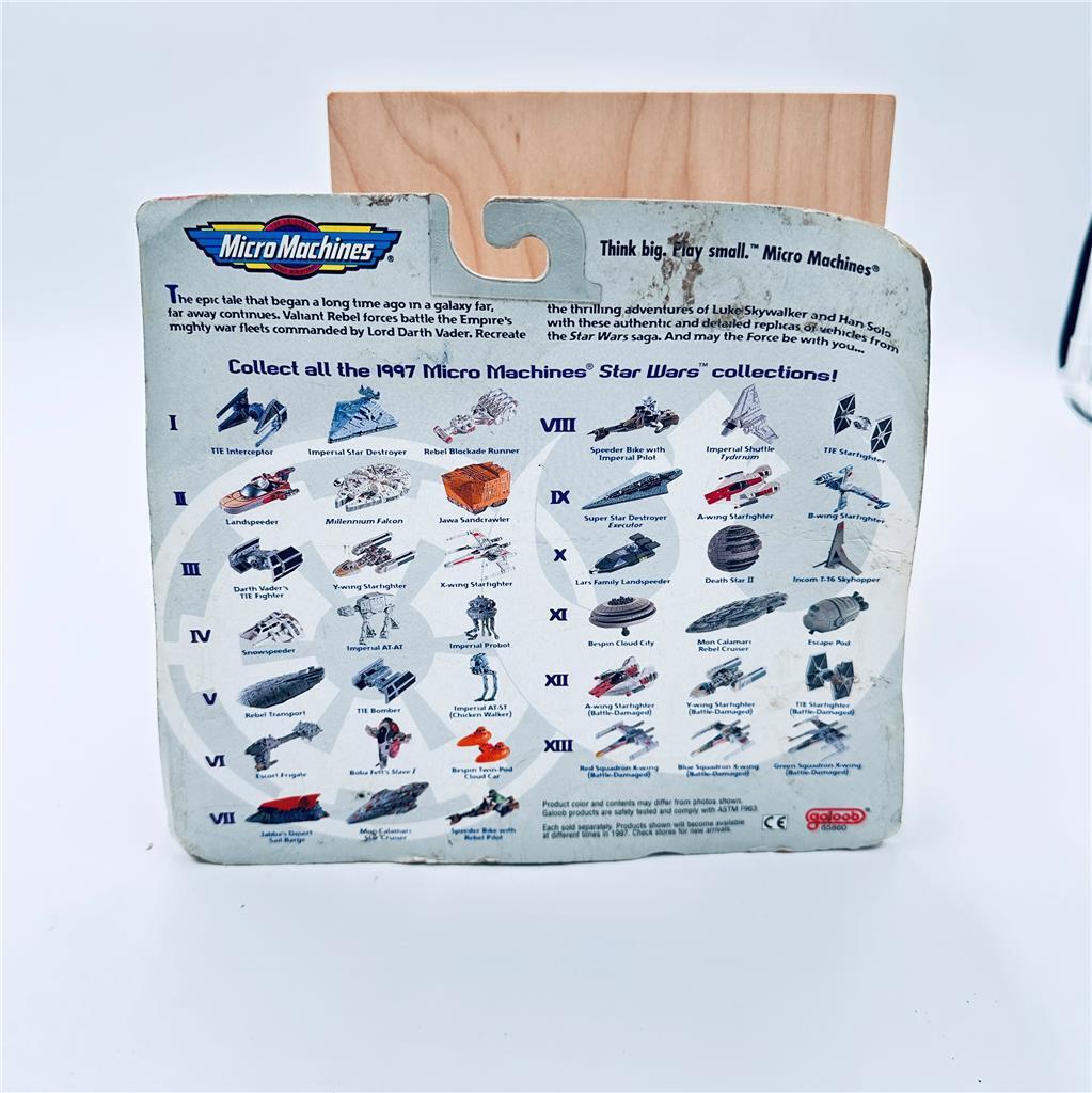 VINTAGE 1997 MICRO MACHINES STAR WARS B-WING SET IX GALOOB NIP
