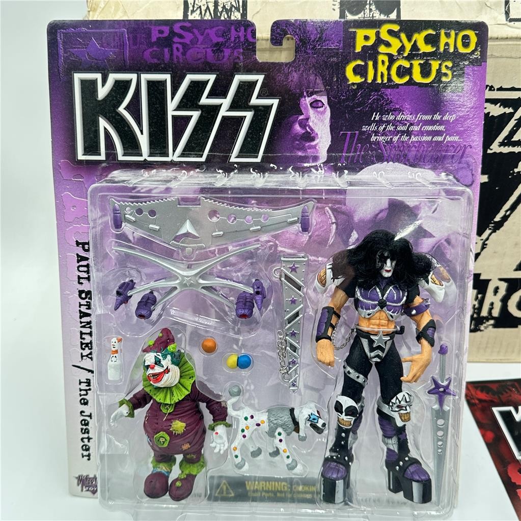 KISS PSYCHO CIRCUS FIGURES TOUR EDITION 1998 McFARLANE COMPLETE SET OF 4 w/box