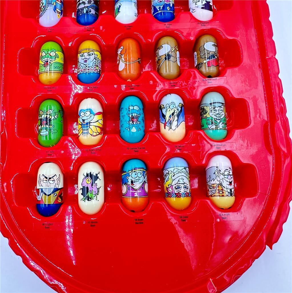 61 Mighty Beanz With Red Case