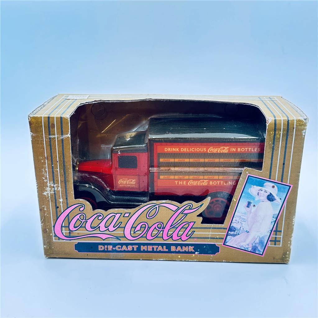 1993 Ertl 1931 Delivery Truck Coca Cola Coin Bank New Die Cast