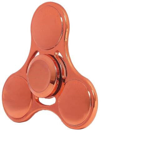 40pc - Copper Colored Metal  Fidget Spinner with Case