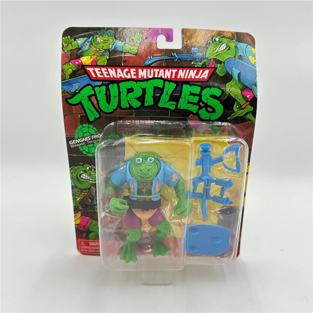 Teenage Mutant Ninja Turtles 4" Action Figures Genghis Frog.