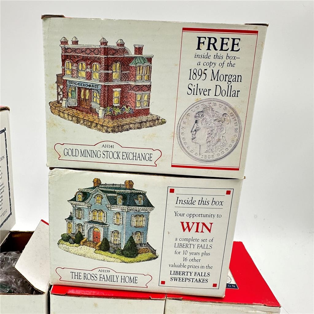 Liberty Falls / The Americana Collection 8 Piece Lot In Boxes