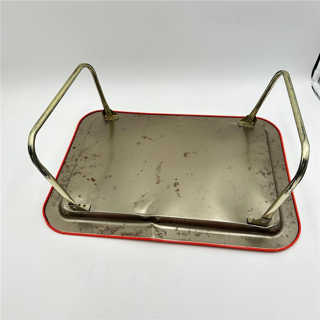 Vintage Mickey Mouse and Friends Car Ride Metal Folding Lap TV Tray Disney