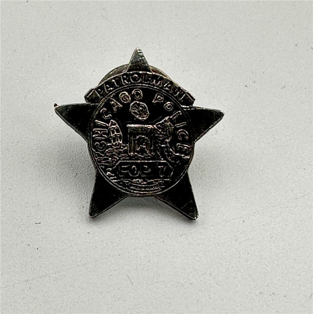 FOP Fraternal Order Of Police #7 Chicago Police Patrol Man Pin