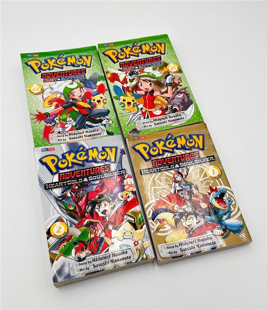 4 Pokemon Adventures Books