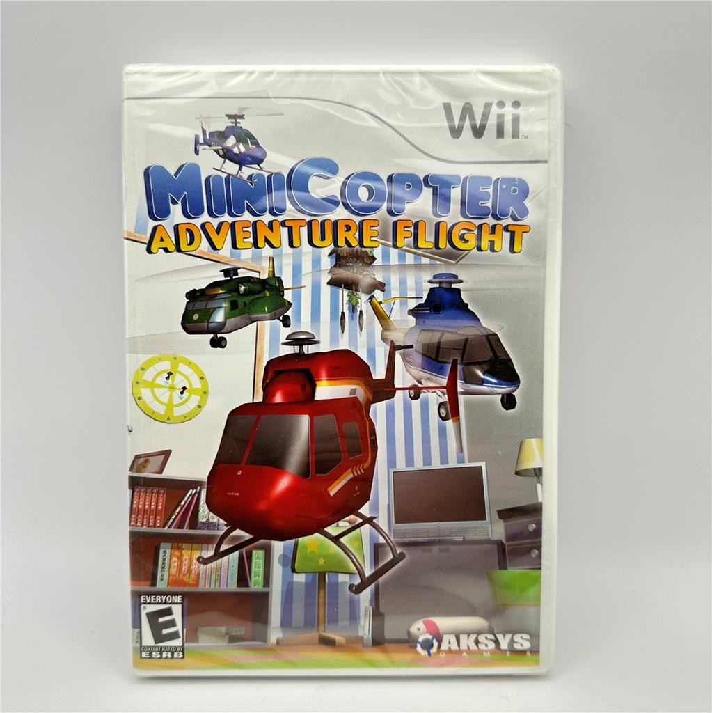 MiniCopter: Adventure Flight (Nintendo Wii, 2008) New Sealed