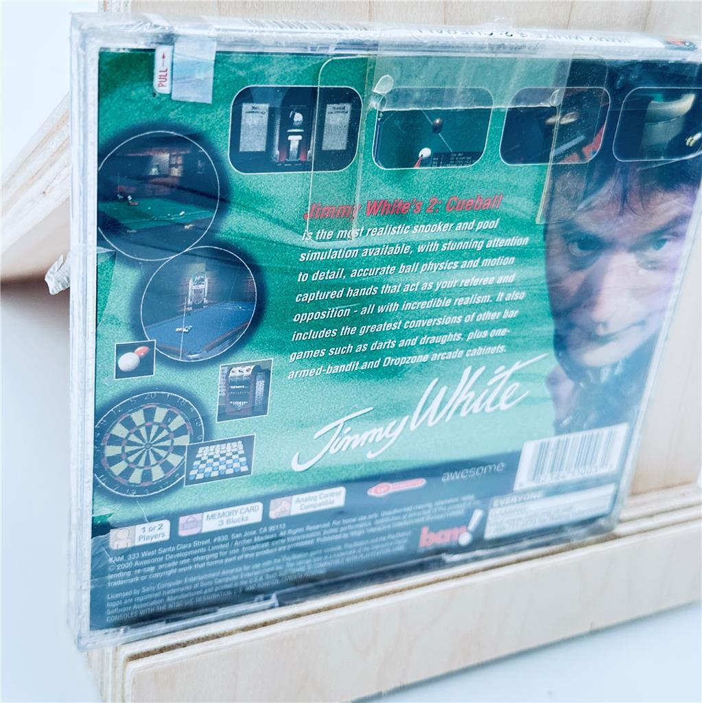 Jimmy White's Cue Ball 2 - Sony PlayStation 1 - SEALED