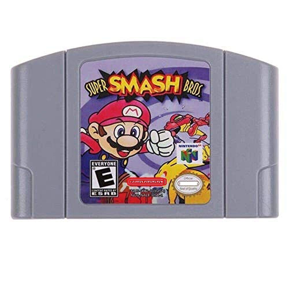 Super Smash Bros Video Game Cartridge for Nintendo 64 US Authentic