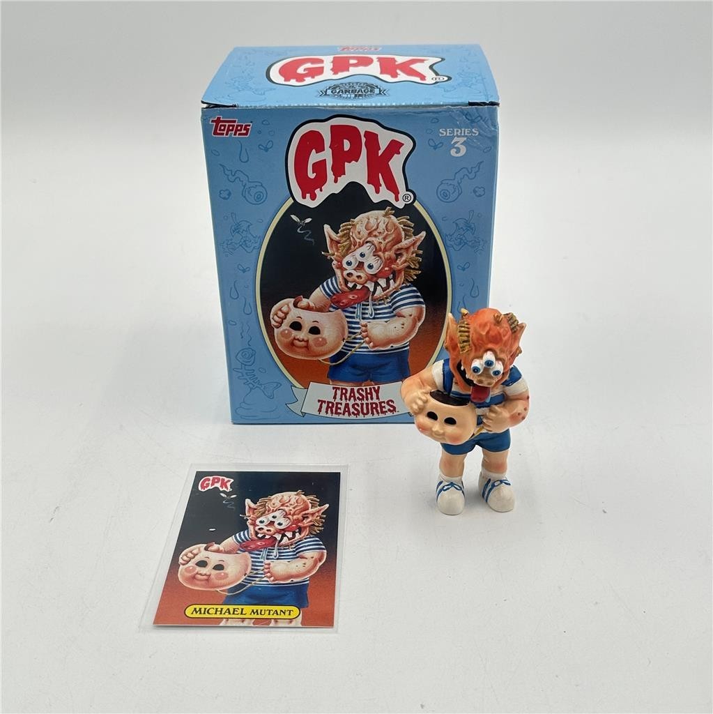 Topps GPK Garbage Pail Kids Trashy Treasures-Michael Mutant w/Figure, Card & Box