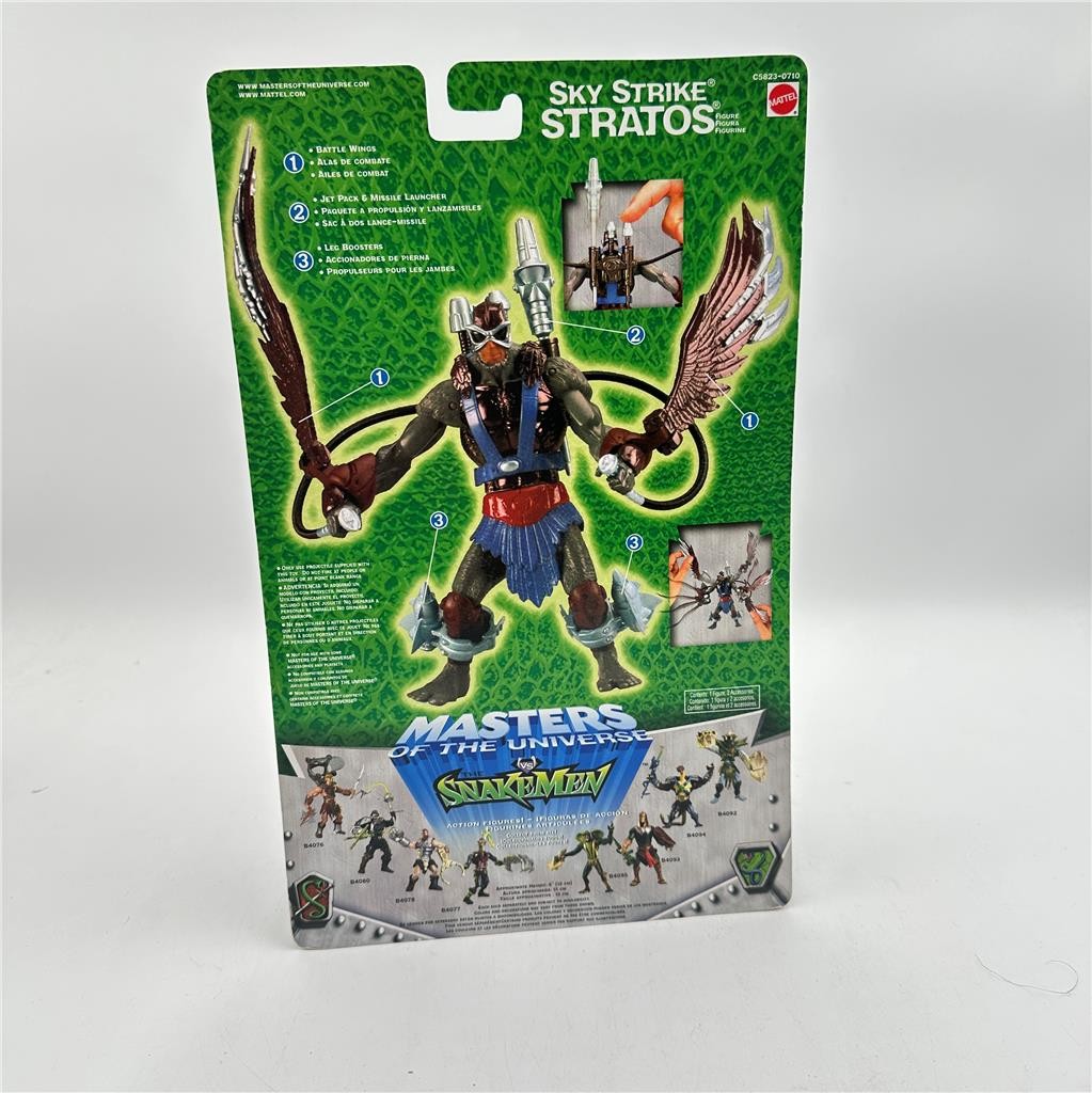 Sky Strike Stratos Masters of The Universe The Snakemen 2003 Action Figure MOTU